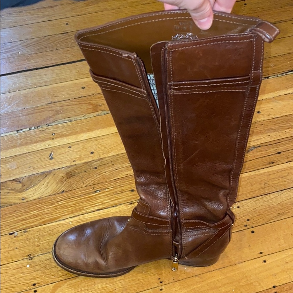 Tory Burch Brown Riding Boots - Picture 2 of 6